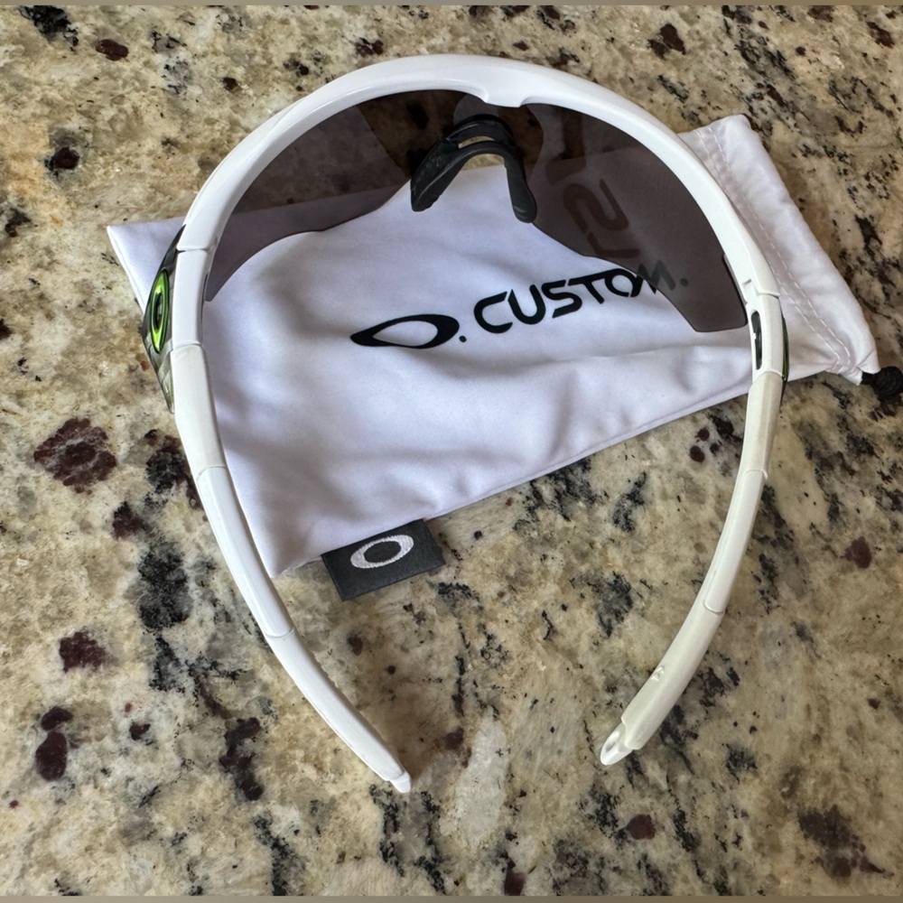 Oakley Custom M2™ Frame Sunglasses (White, Standard, Prizm Black Iridium Lens) - Picture 7 of 10